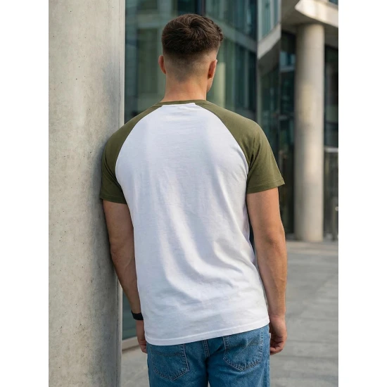 Vīriešu balts/aki krekls Dilan T-krekls