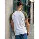 Vīriešu balts/aki krekls Dilan T-krekls