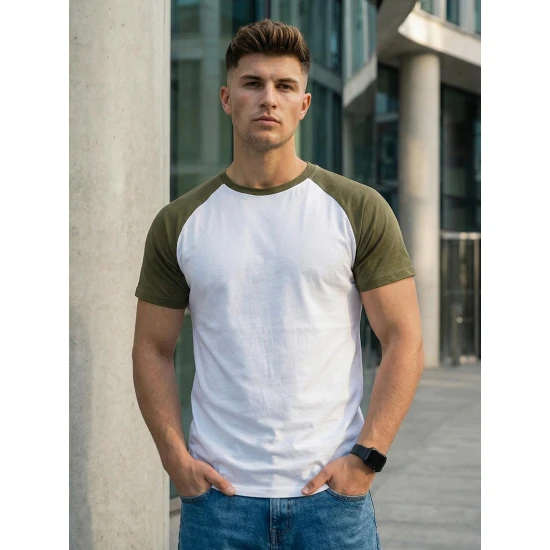 Vīriešu balts/aki krekls Dilan T-krekls