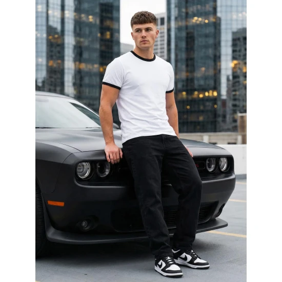 Vīriešu balts T-krekls Manter Vienkrāsains T-krekls