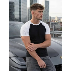 Vīriešu melns/balts Arnol krekls