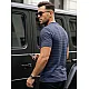Men's dark blue Cliff shirt T-shirt