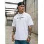 Vīriešu balts oversize t-krekls Dreamers