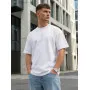 Vīriešu balts oversize T-krekls „Perfect“