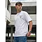 Vīriešu balta oversize krekliņš „Jevin“