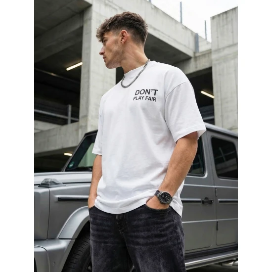 Vīriešu balts krekls Patron T-krekls ar saukļiem