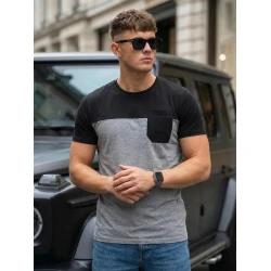 Vīriešu balts/melns T-krekls Billy