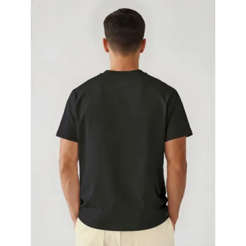 Vīriešu melni oversize T-krekli Kiss