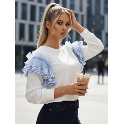 Sieviešu balts džemperis Fancy