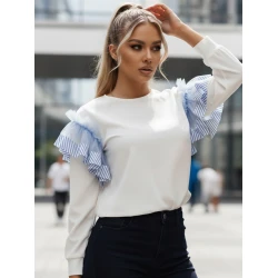 Sieviešu balts džemperis Fancy