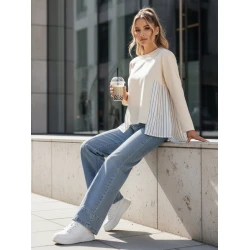 Sieviešu brūns džemperis Funil