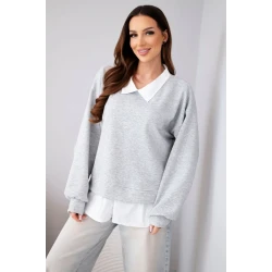 Sieviešu pelēka blūze Liucy