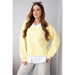 Sieviešu dzeltenā blūze Liucy