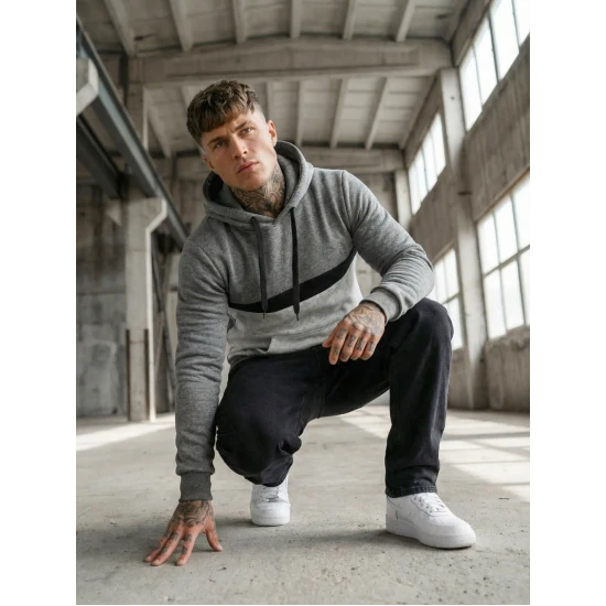 Vīriešu tumši pelēks džemperis Ovil JS/8B1319/5