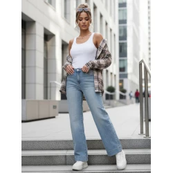 Sieviešu zilie džinsi Emi