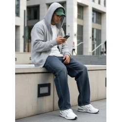 Vīriešu tumši zili džinsi Akon