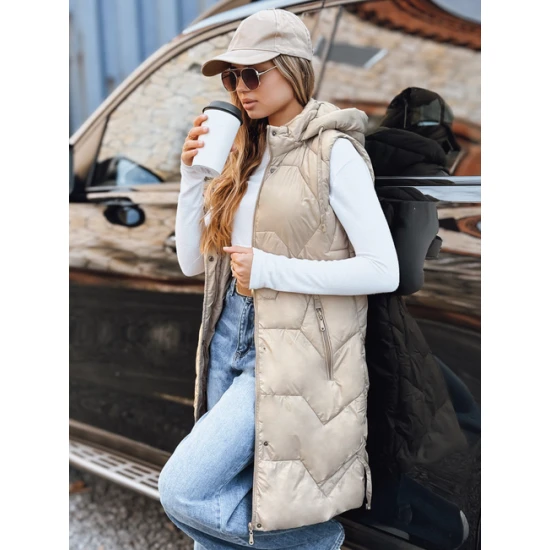 Sieviešu garā brūnā veste Lucy