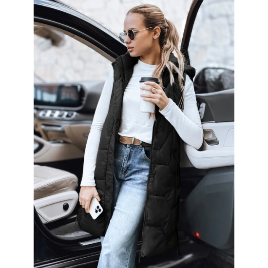 Sieviešu garā melnā veste Lucy