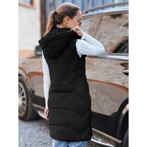 Sieviešu garā melnā veste Lucy