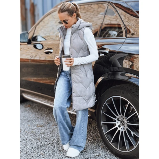 Sieviešu garā pelēkā veste Lucy