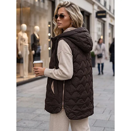 Moteriška ruda dygsniuota limenė Fashion