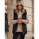 Sieviešu melna izšūta jakete „Fashion“