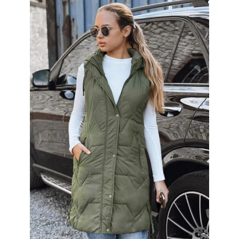 Sieviešu garā zaļā veste Lucy Vestes