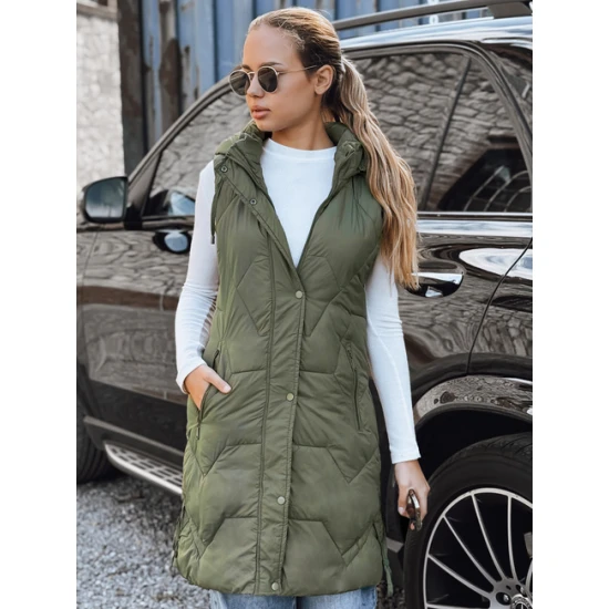 Sieviešu garā zaļā veste Lucy