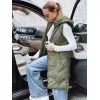 Sieviešu garā zaļā veste Lucy Vestes