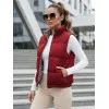 Veste bordo krāsā Debor Sieviešu vestes