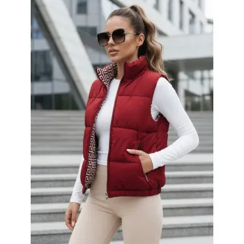 Veste bordo krāsā Debor