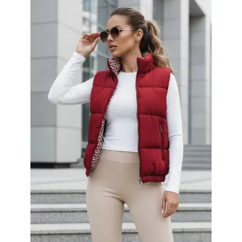 Veste bordo krāsā Debor