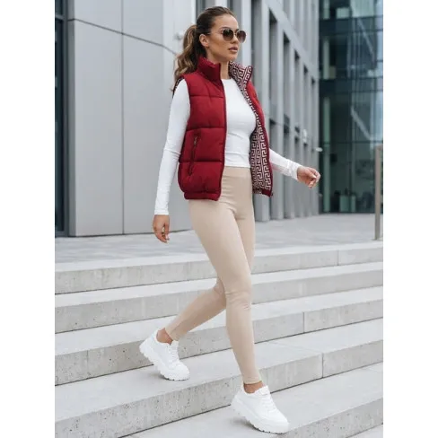 Veste bordo krāsā Debor Sieviešu vestes