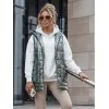 Sieviešu zaļa spīdīga veste Jess Sieviešu vestes