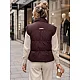 Sieviešu bordo krāsas veste „Panel“