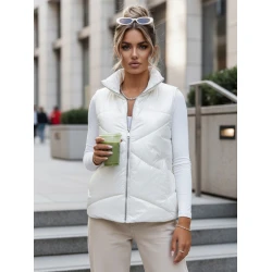 Sieviešu balta veste Rosil