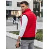 Vīriešu sarkana stepēta veste Lider Vestes
