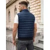 Stepēta vīriešu tumši zila veste Lider JS/MY77