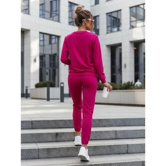 Sieviešu spilgti rozā komplekts Milian Sieviešu uzvalki