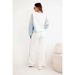 Sieviešu divu toņu ikdienas komplekts ar piparmētru ieliktni Gabi