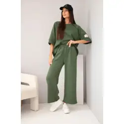 Sieviešu haki krāsas apģērbu komplekts „Perfect“