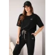 Sieviešu melnais komplekts Elite Sieviešu uzvalki