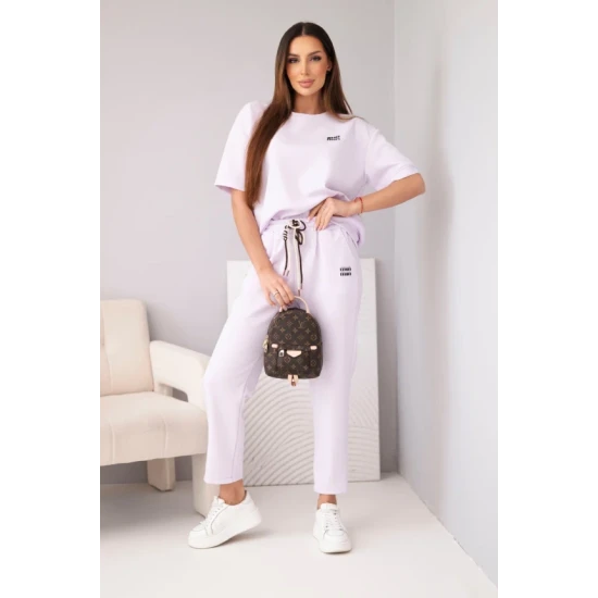 Sieviešu gaiši violets komplekts Elite Sieviešu uzvalki