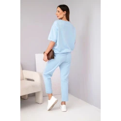 Sieviešu gaiši zils komplekts Elite