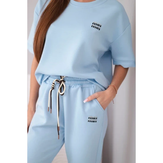 Sieviešu gaiši zils komplekts Elite Sieviešu uzvalki