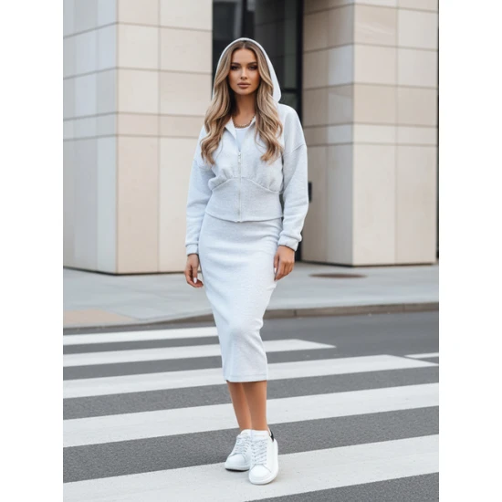 Sieviešu pelēks brīvā laika apģērbu komplekts Misti Sieviešu uzvalki