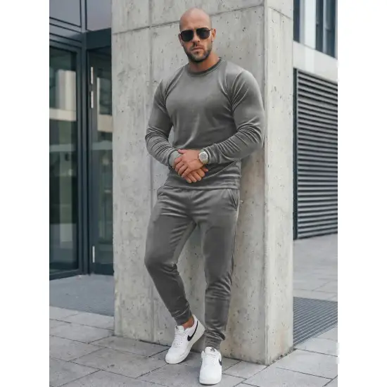Pelēks velūra komplekts Bill JS/8C1167/3 Premium