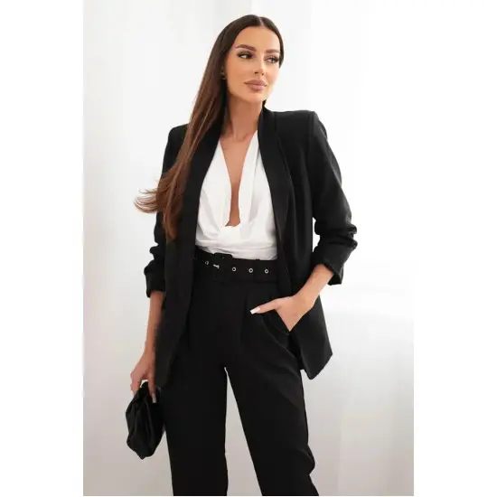 Elegants sieviešu komplekts melnā krāsā Silva 23835