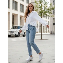 Sieviešu muslīna balts krekls Musline