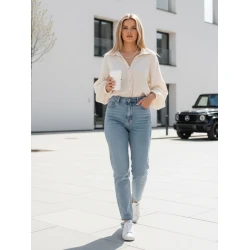 Sieviešu muslīna krēmkrāsas krekls Musline